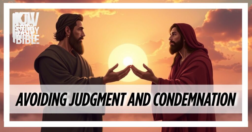 Avoiding Judgment and Condemnation