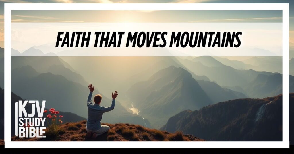 Faith That Moves Mountains