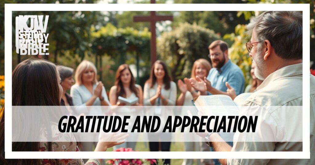 Gratitude and Appreciation
