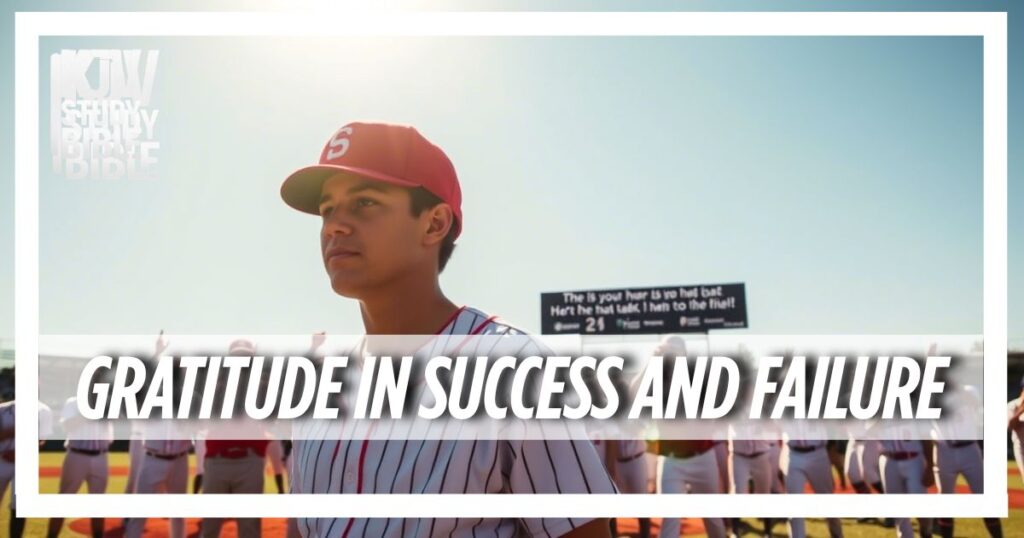 Gratitude in Success and Failure