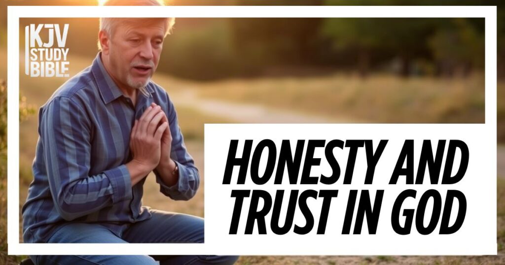 Honesty and Trust in God
