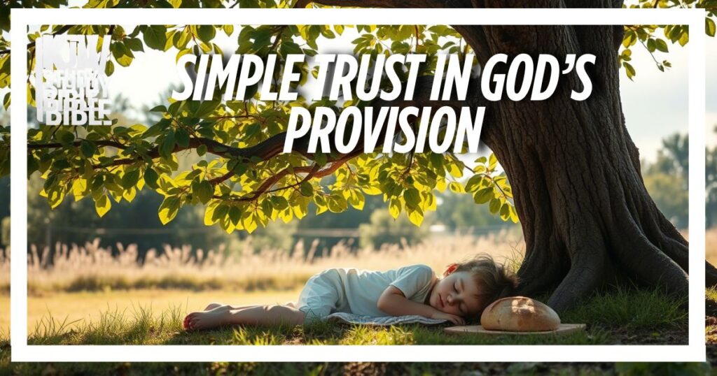 Simple Trust in God’s Provision